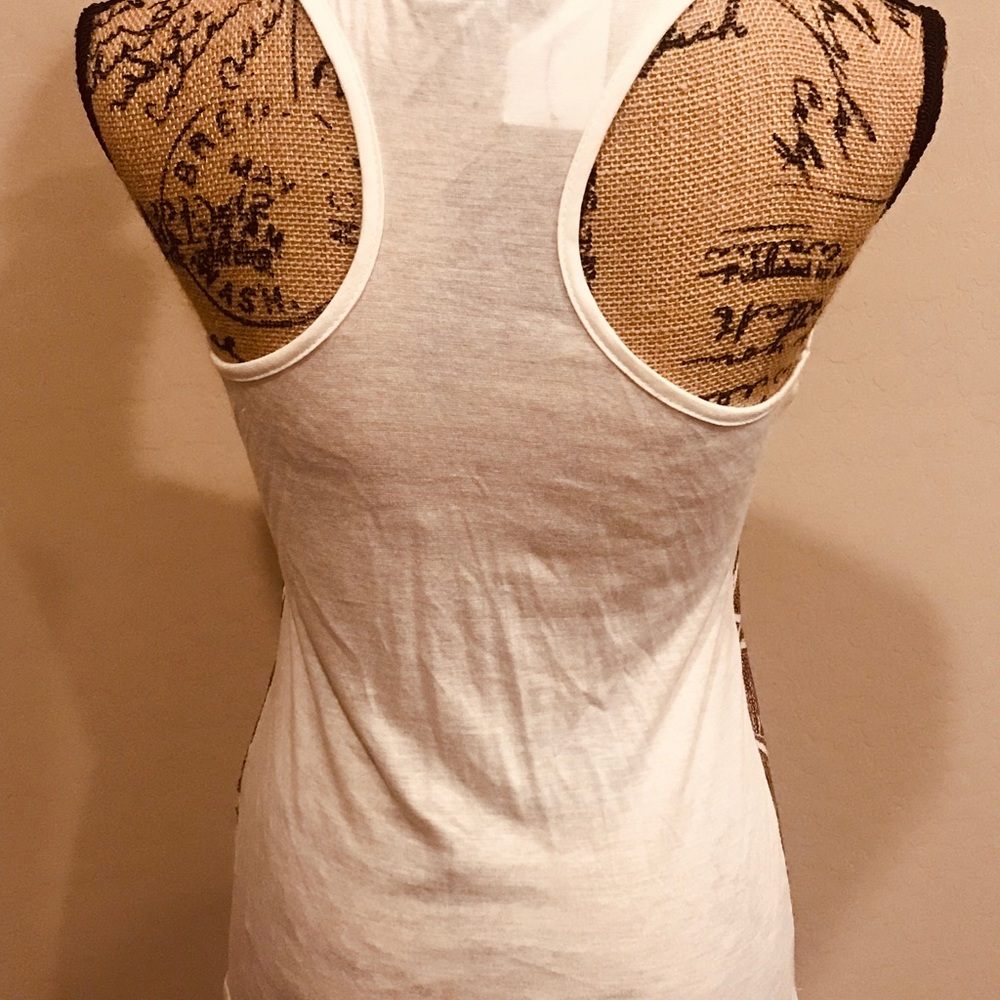 Charlotte Russe Sequin Racerback Tank-top - Picture 2 of 4